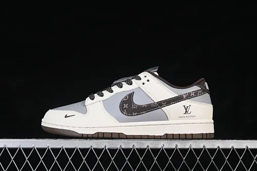 All categories Nk SB Dunk Series Nk SB Dunk Low High-end customized low-top sneakers Nike SB Dunk Low LV joint flower brown hook Anniversary high-end customized low-top casual sneakers XS6089-630